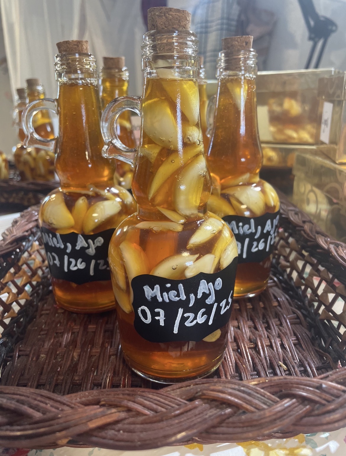 Macerado de miel y ajo