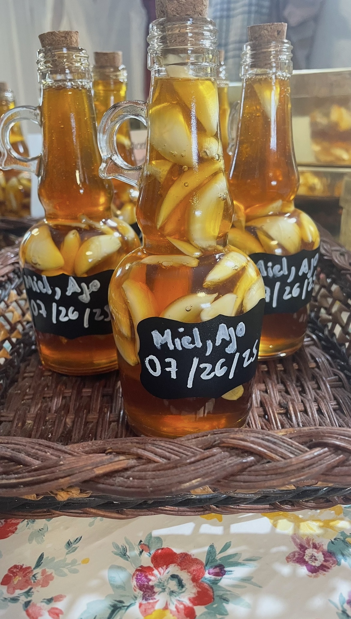 Macerado de miel y ajo