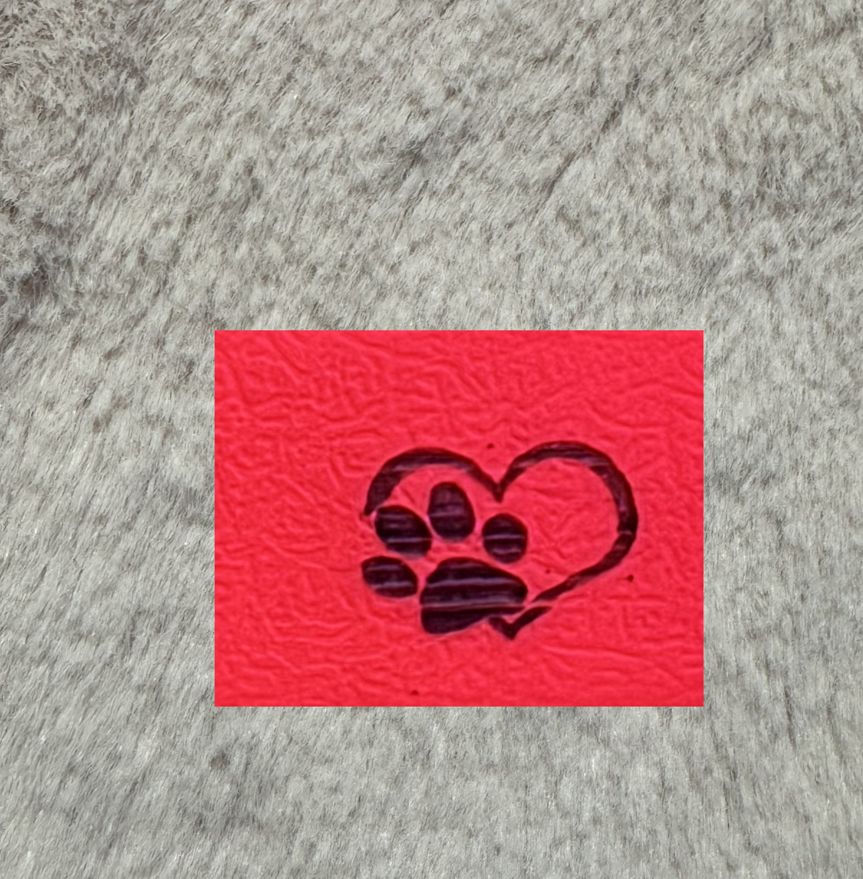 Gravure  avec un motif 