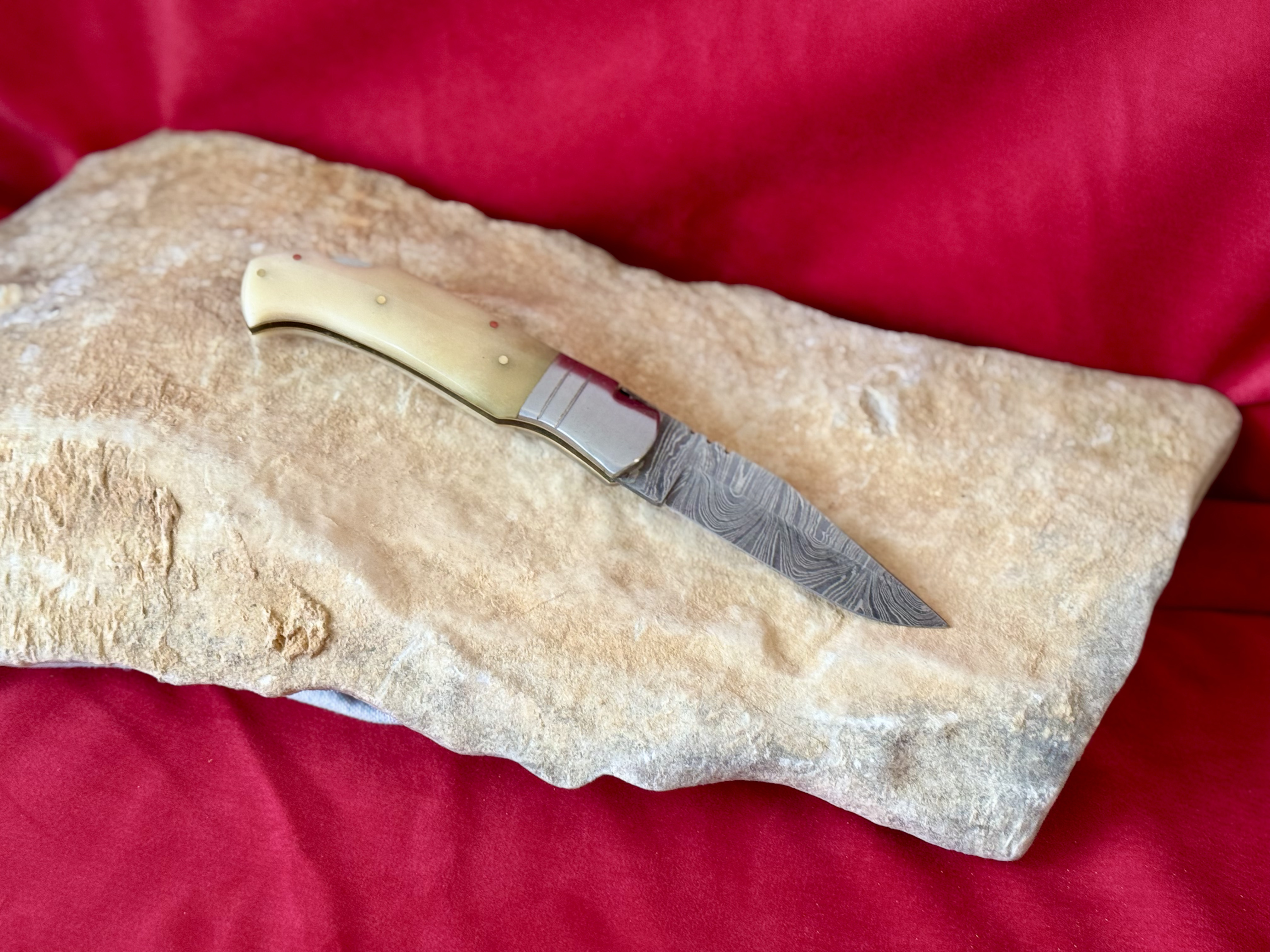 Damas poignée en Os