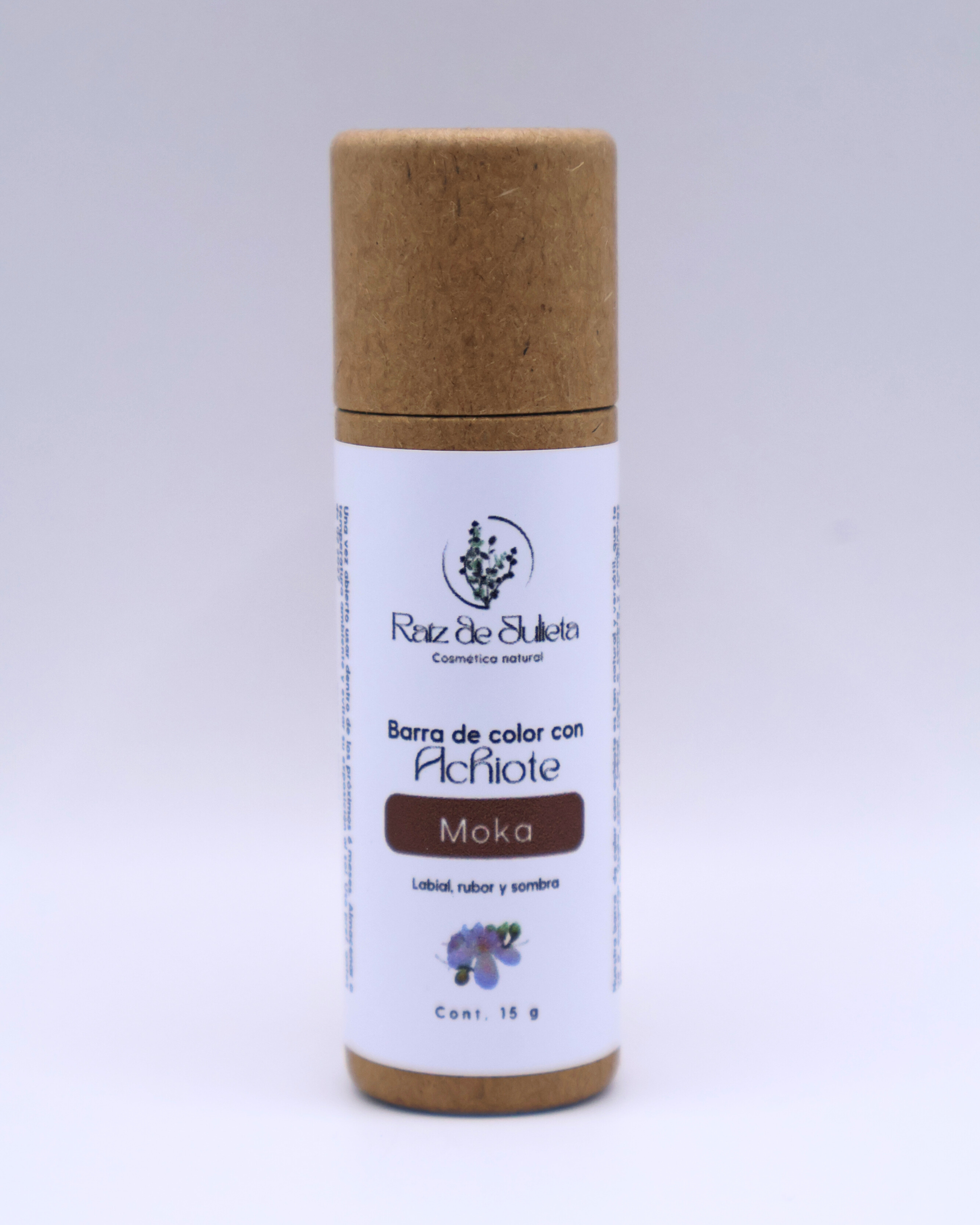 Barra de color con achiote Moka