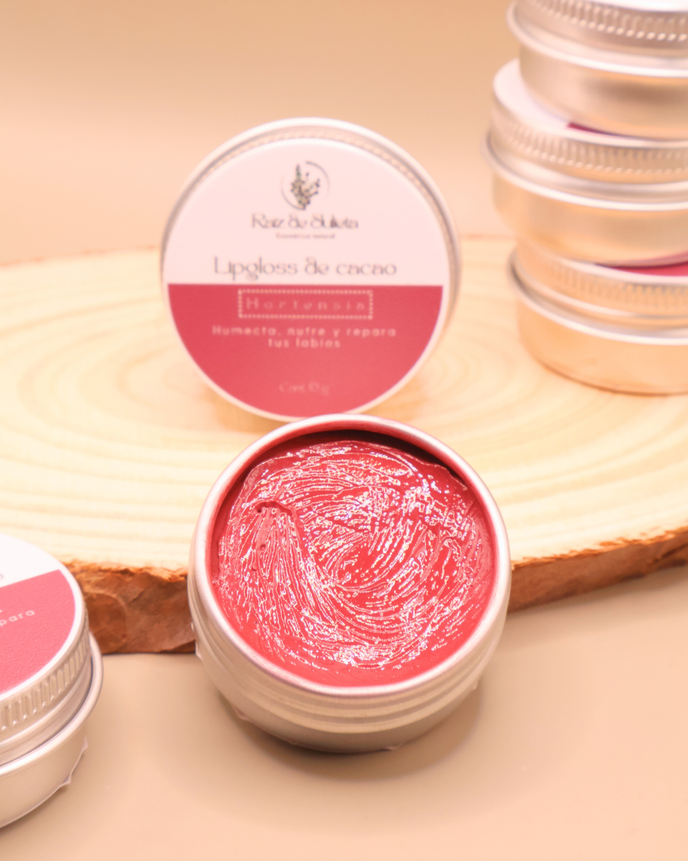 Lip gloss de cacao Hortensia 
