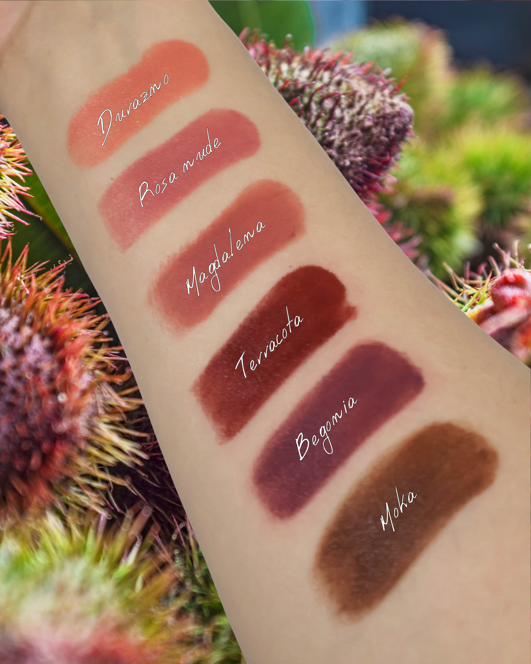 Barra de color con achiote Durazno