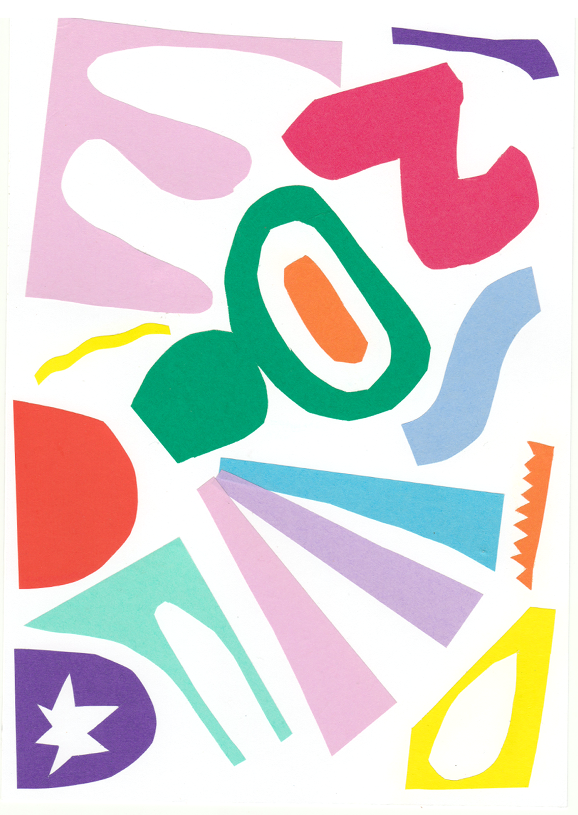 COLLAGE STUDY 2 - A5 Print
