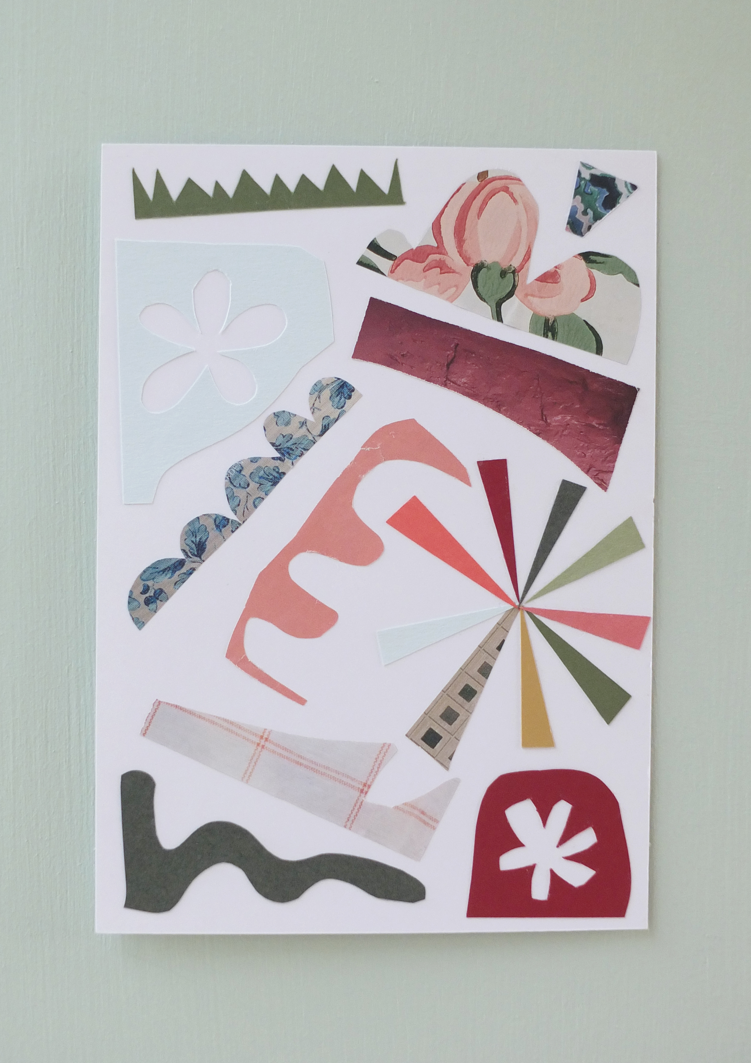 Pink & Green 5 - A5
