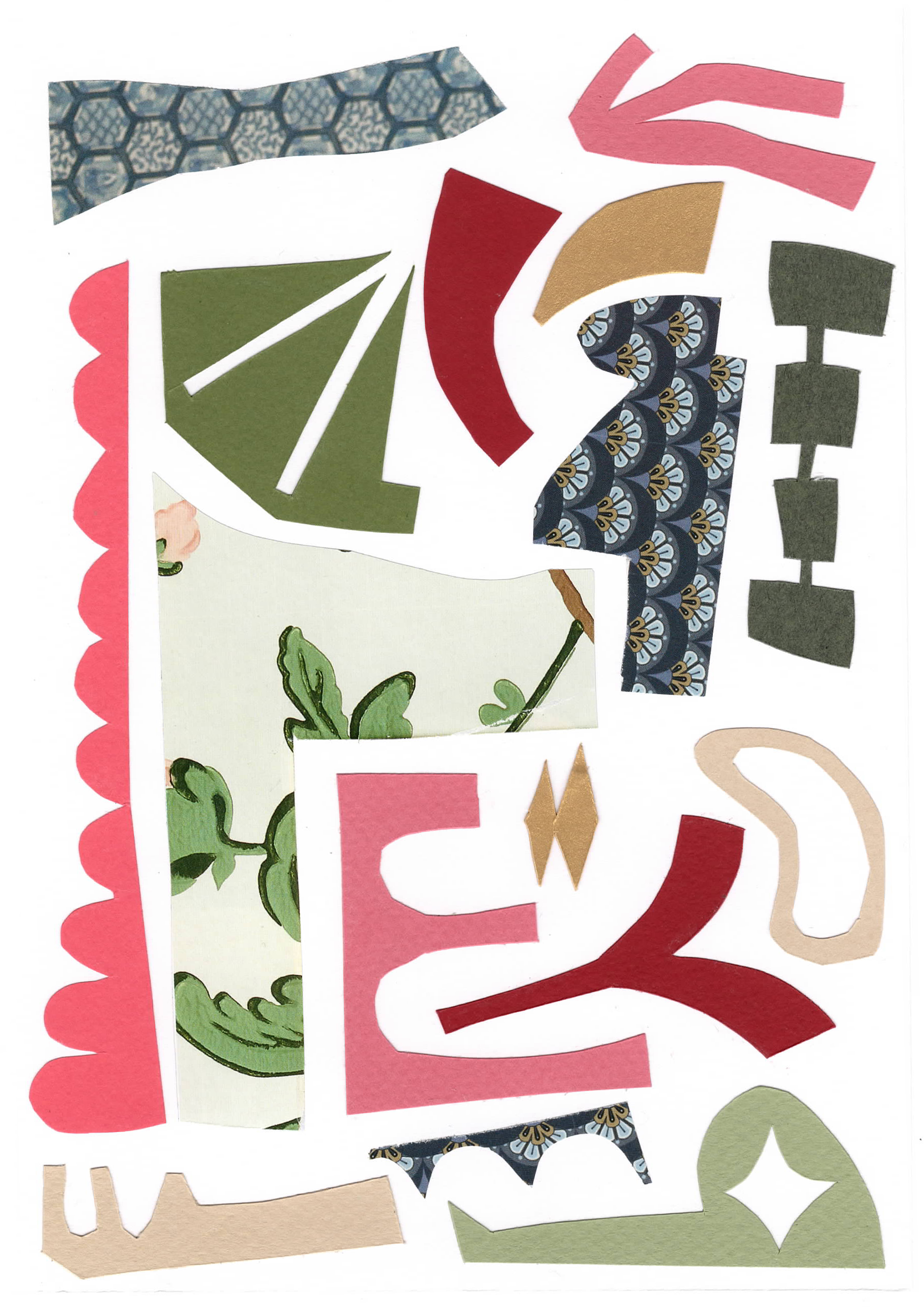 Pink & Green 2 - A5