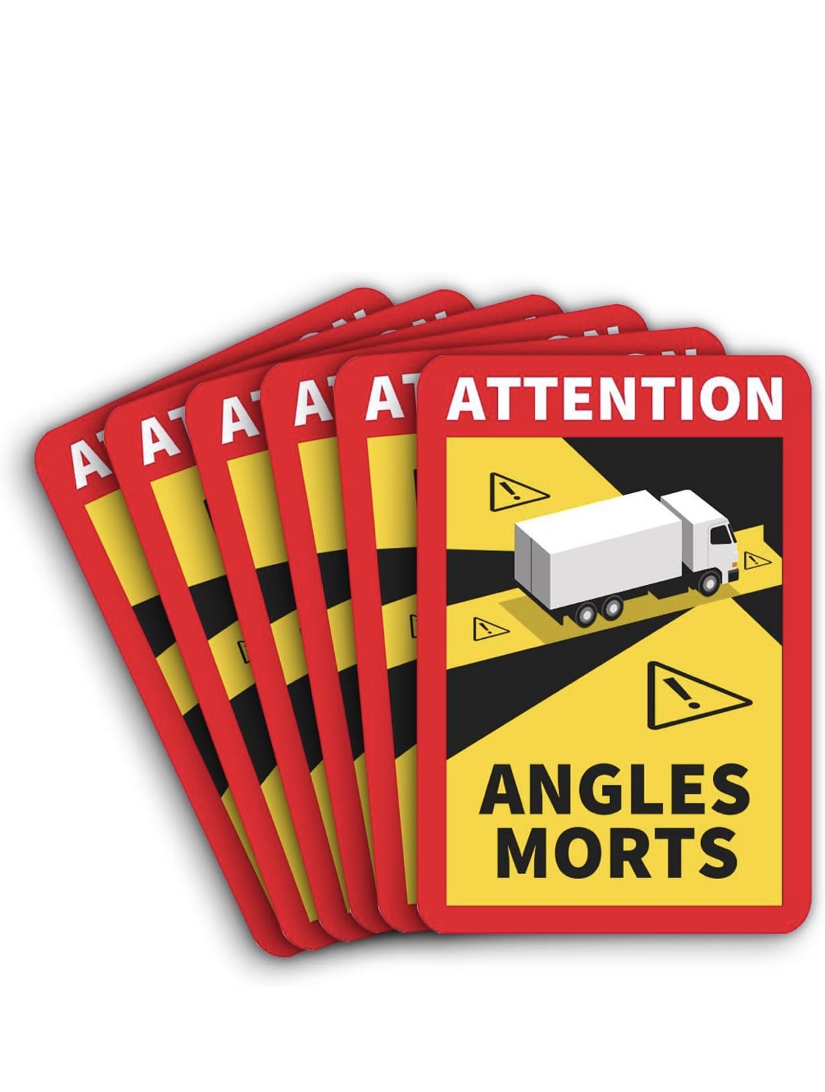 lot de 6 Etiquettes 'Angles Morts'  