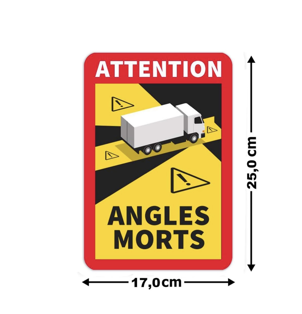 lot de 6 Etiquettes 'Angles Morts'  