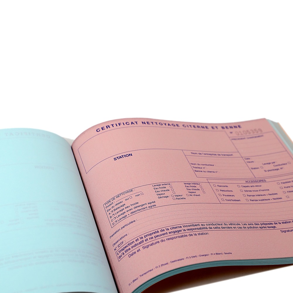 Certificat Nettoyage Citerne et Benne