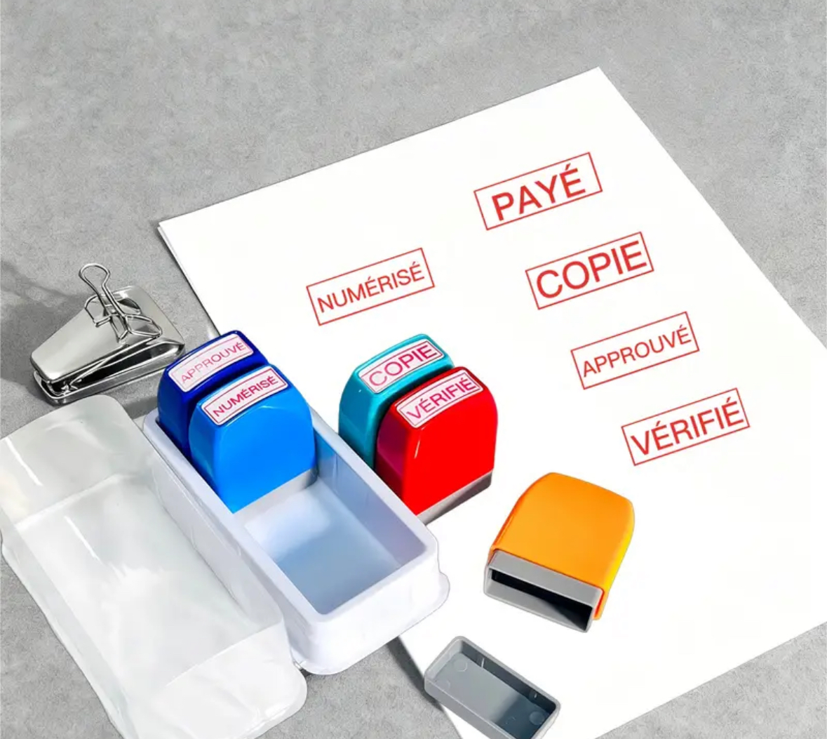 Tampons encreurs de bureau