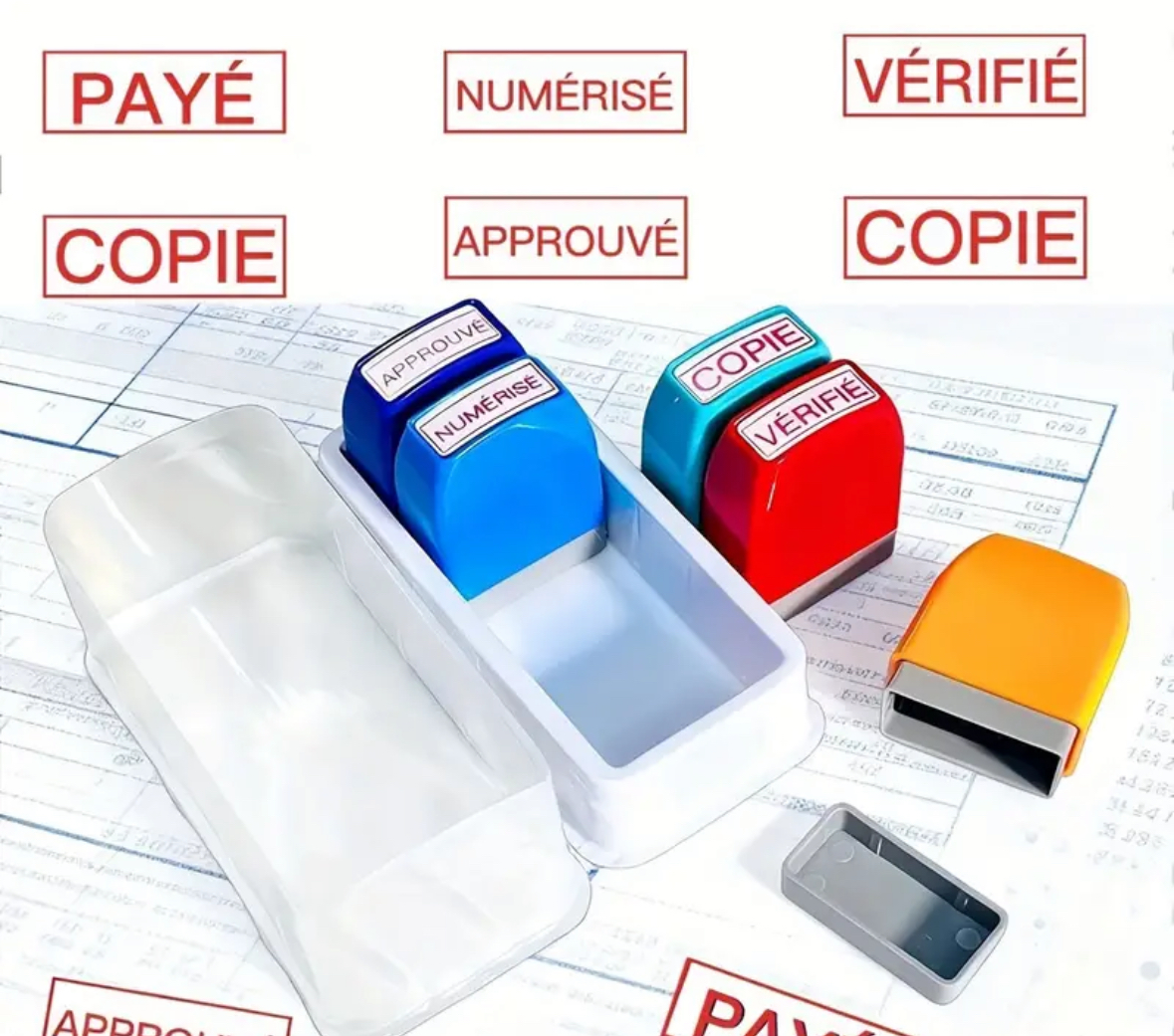 Tampons encreurs de bureau