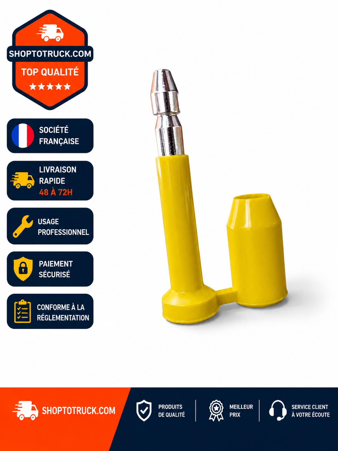 Scellé de sécurité à boulon