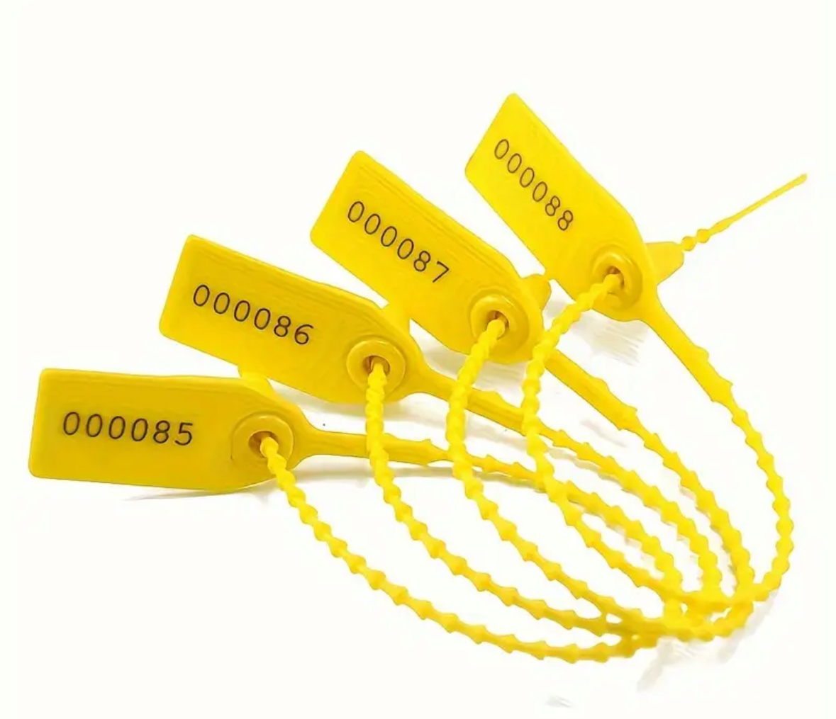 Plombs Scellés de sécurité en plastique numérotés