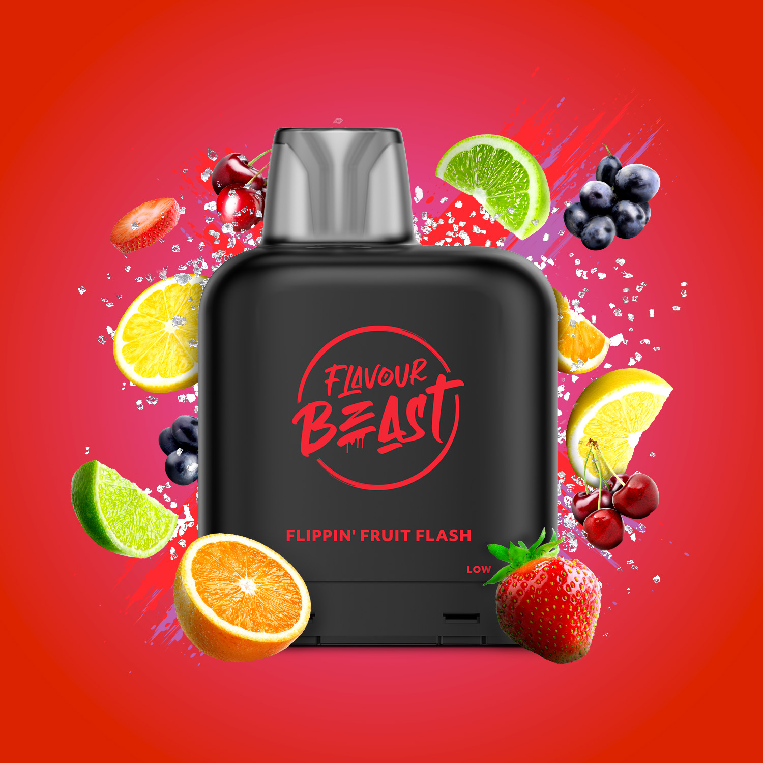 Flavour Beast Level X Pod 25k Flippin' Fruit Flash Vape