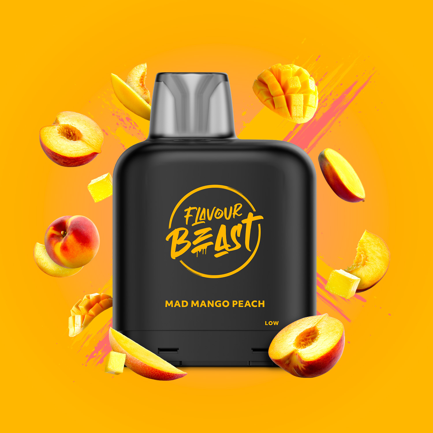 Flavour Beast Level X Pod 25k Mad Mango Peach Vape