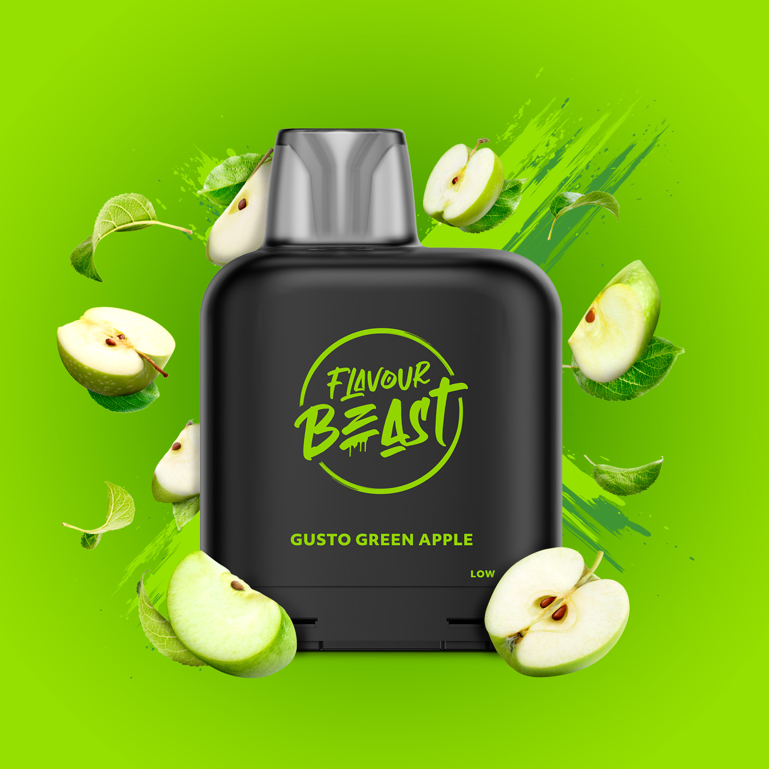 Flavour Beast Level X Pod 25k Gusto Green Apple