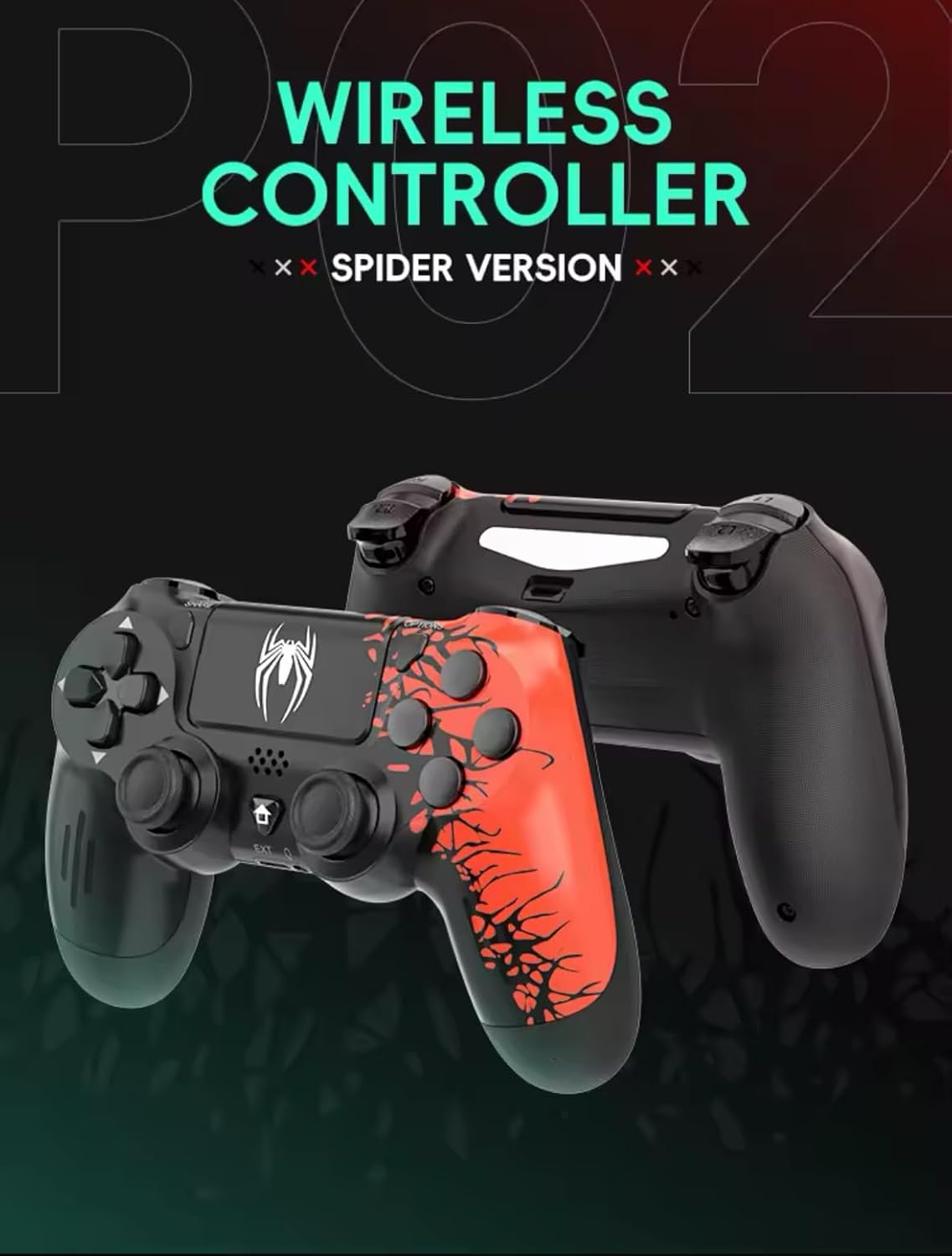 Manette sans fil spider pour console PS4 PS5 ET PC + câble fourni