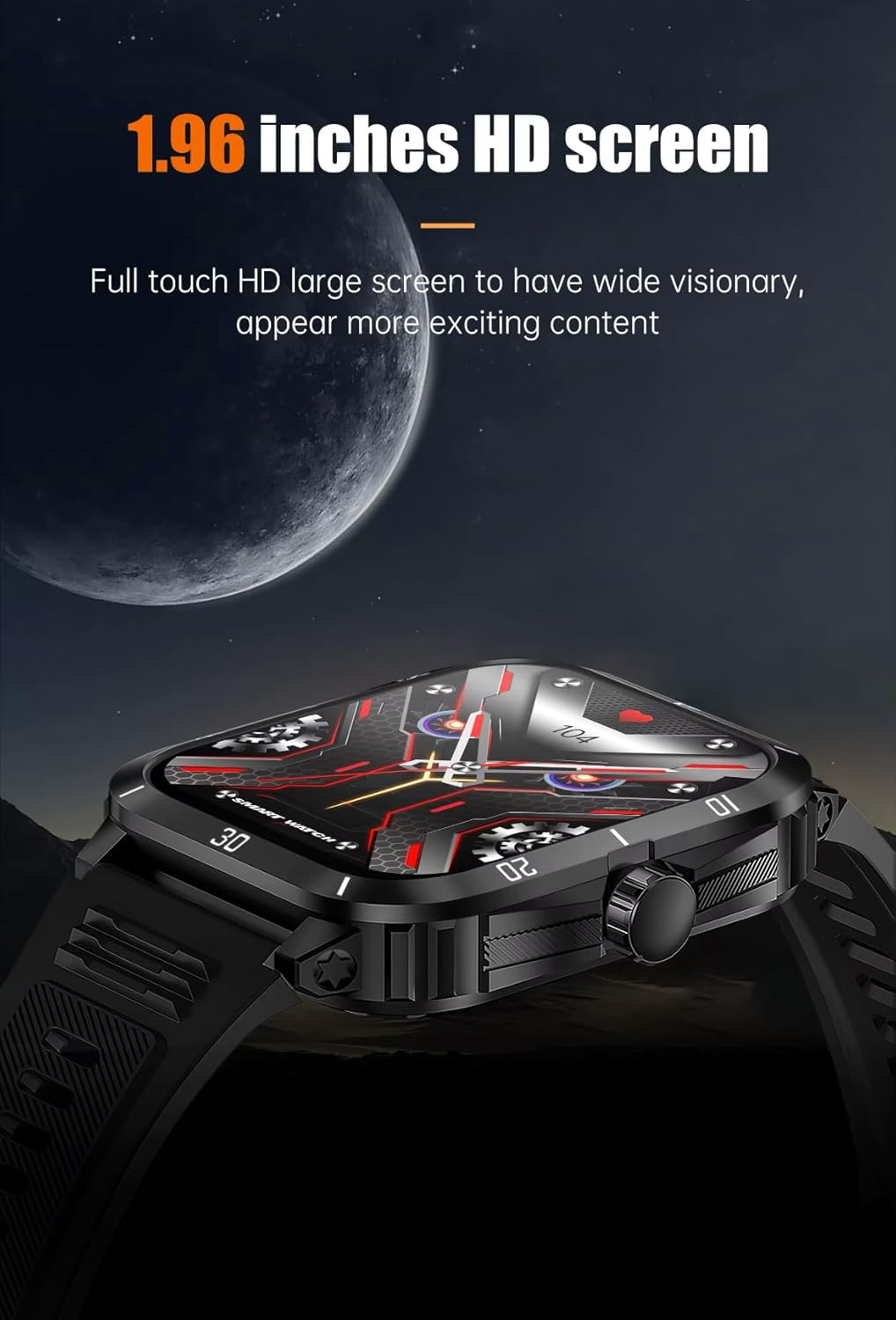 Montre connectée Sport-If, Compatible iOS et Android, Écran Couleur, Suivi d'Activité, Météo