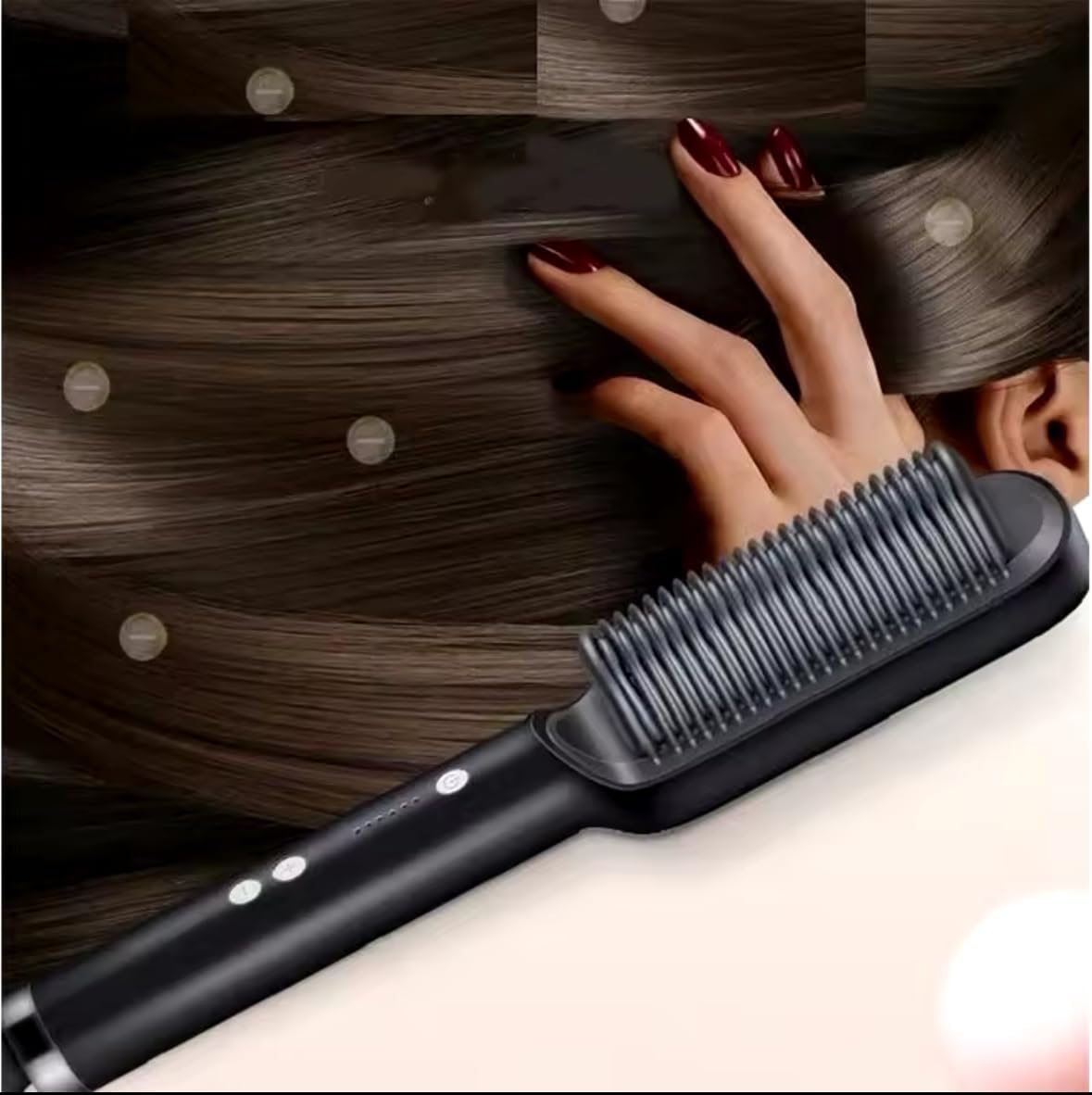 Brosse a lisser fer à lisser électrique 2 en 1
