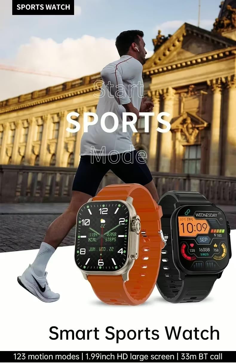 Montre Connectée Sport avec Écran Amoled
