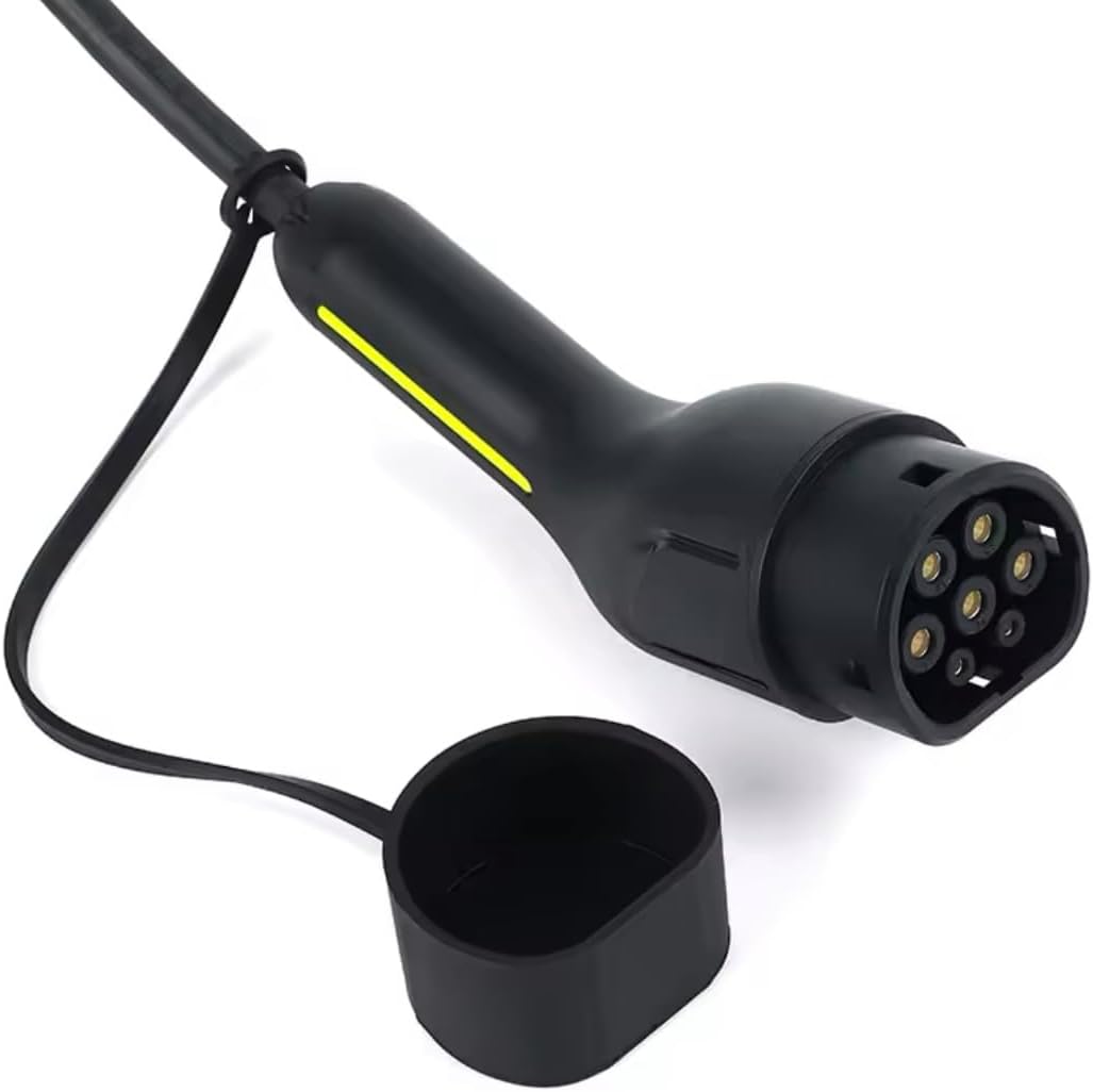 Chargeur de Voiture Électrique Type 2, 16A, 1 Phase