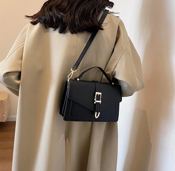 Sac à main avec bandoulière noir élégant