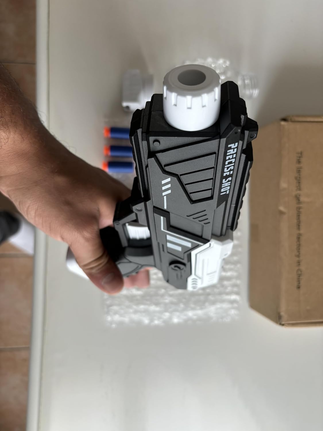 Pistolet 2 en 1 à Billes et à flèche