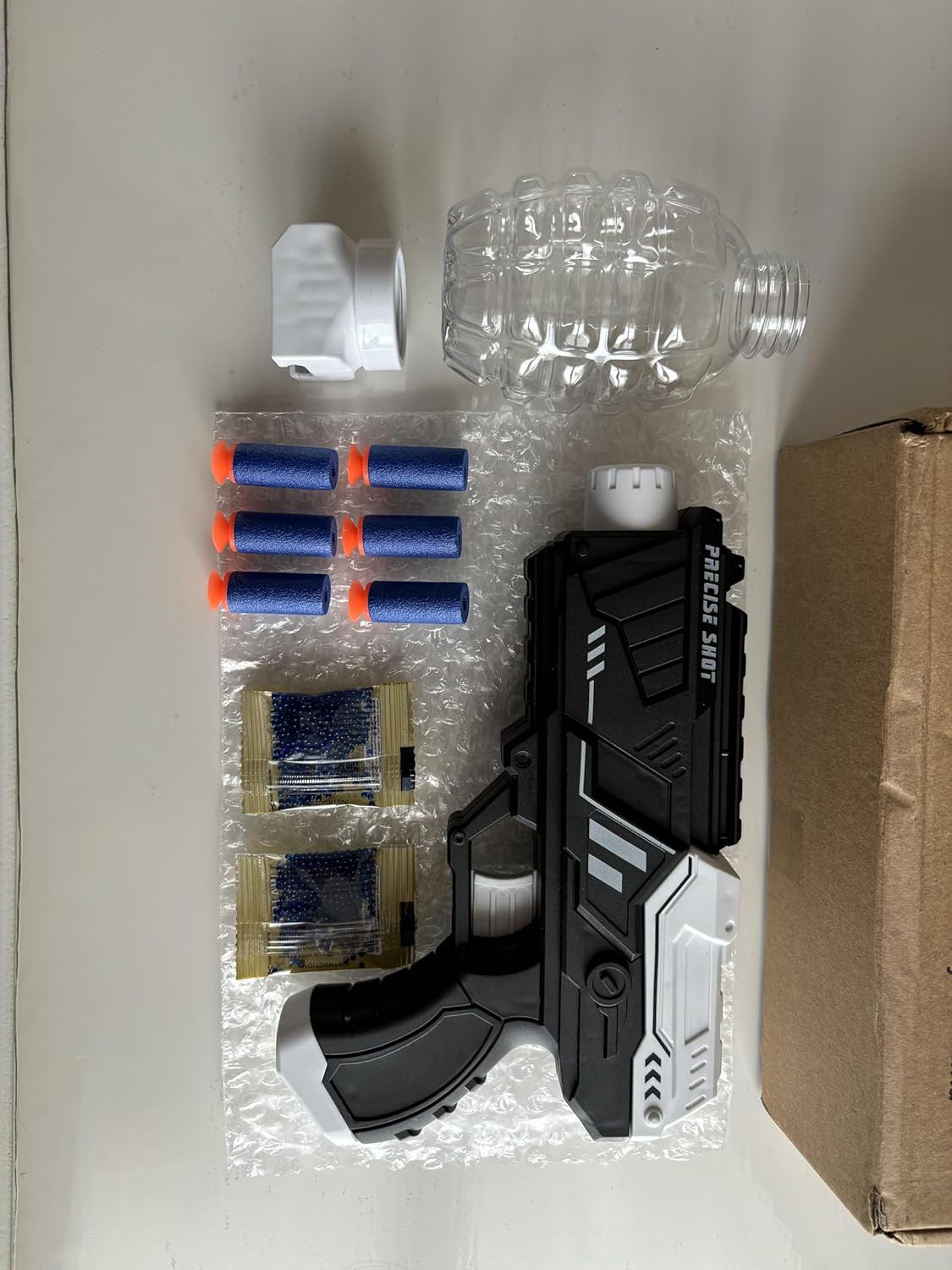 Pistolet 2 en 1 à Billes et à flèche