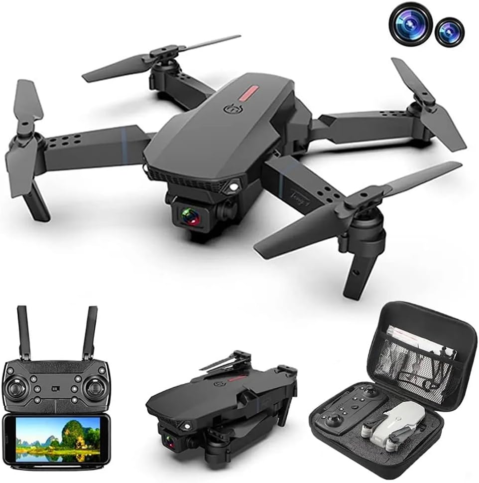 Coffret drone pliable avec caméra 