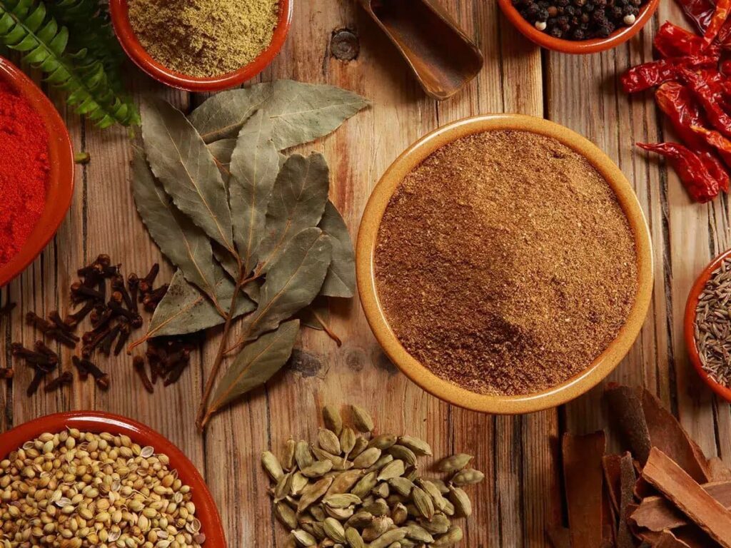 Garam masala powder Assorted Spices Collection