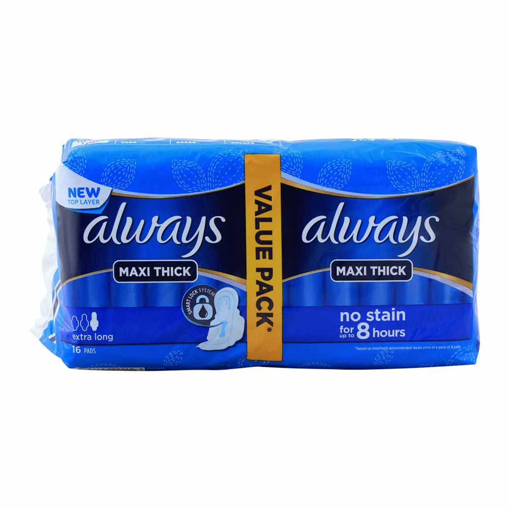 Always Maxi Thick Value Pack 16pcs