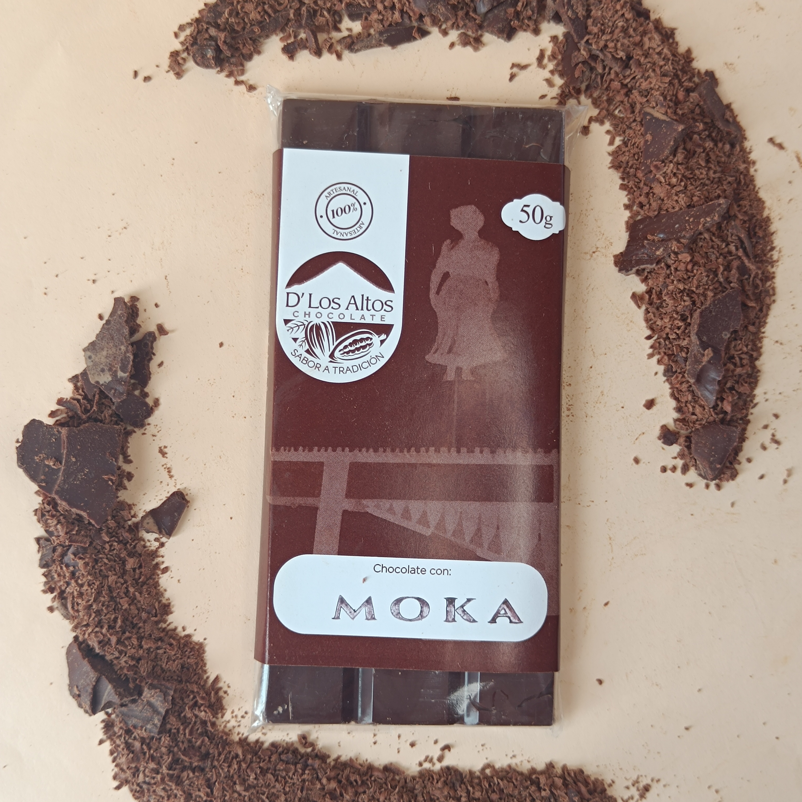 Barra de chocolate con sabores