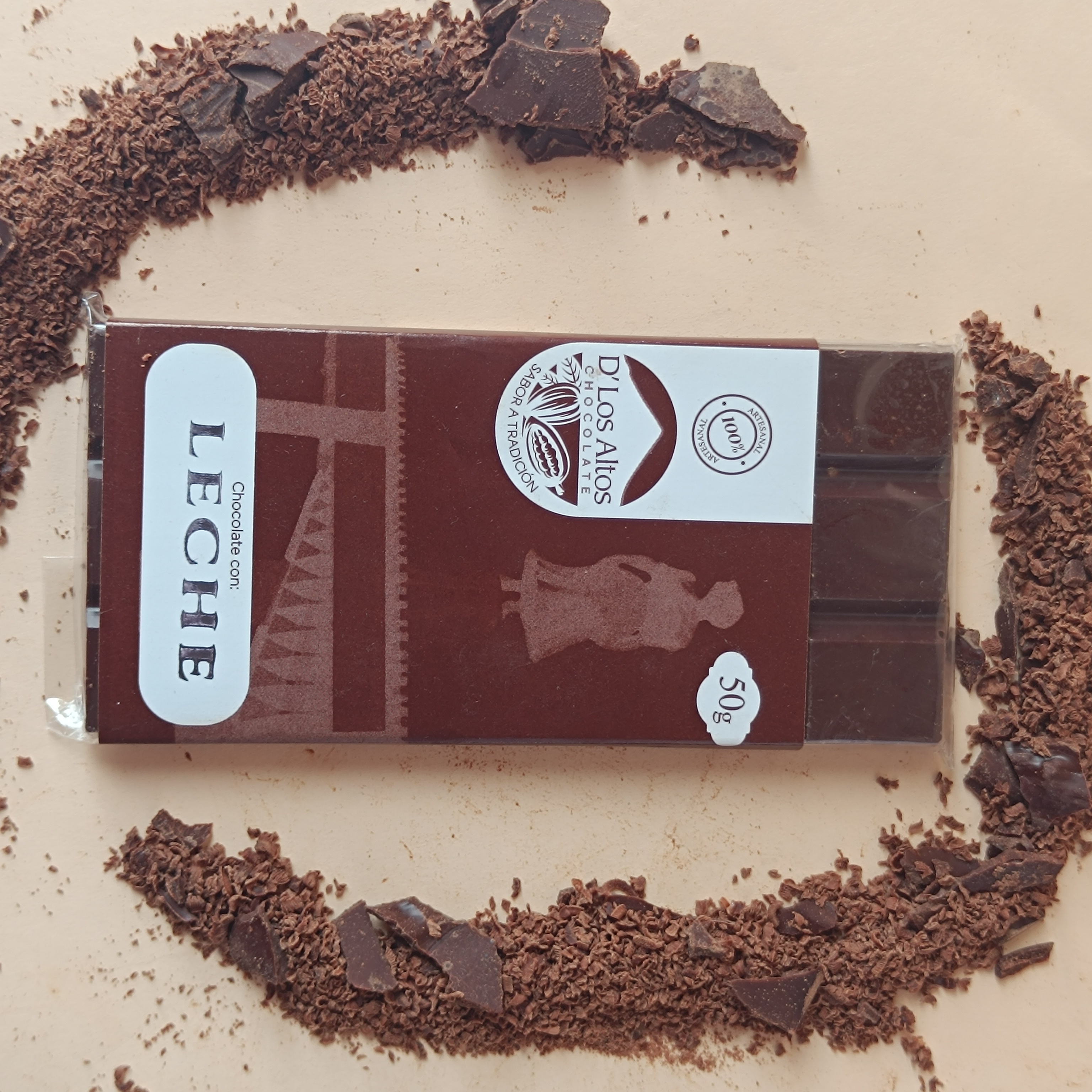 Barra de chocolate con sabores
