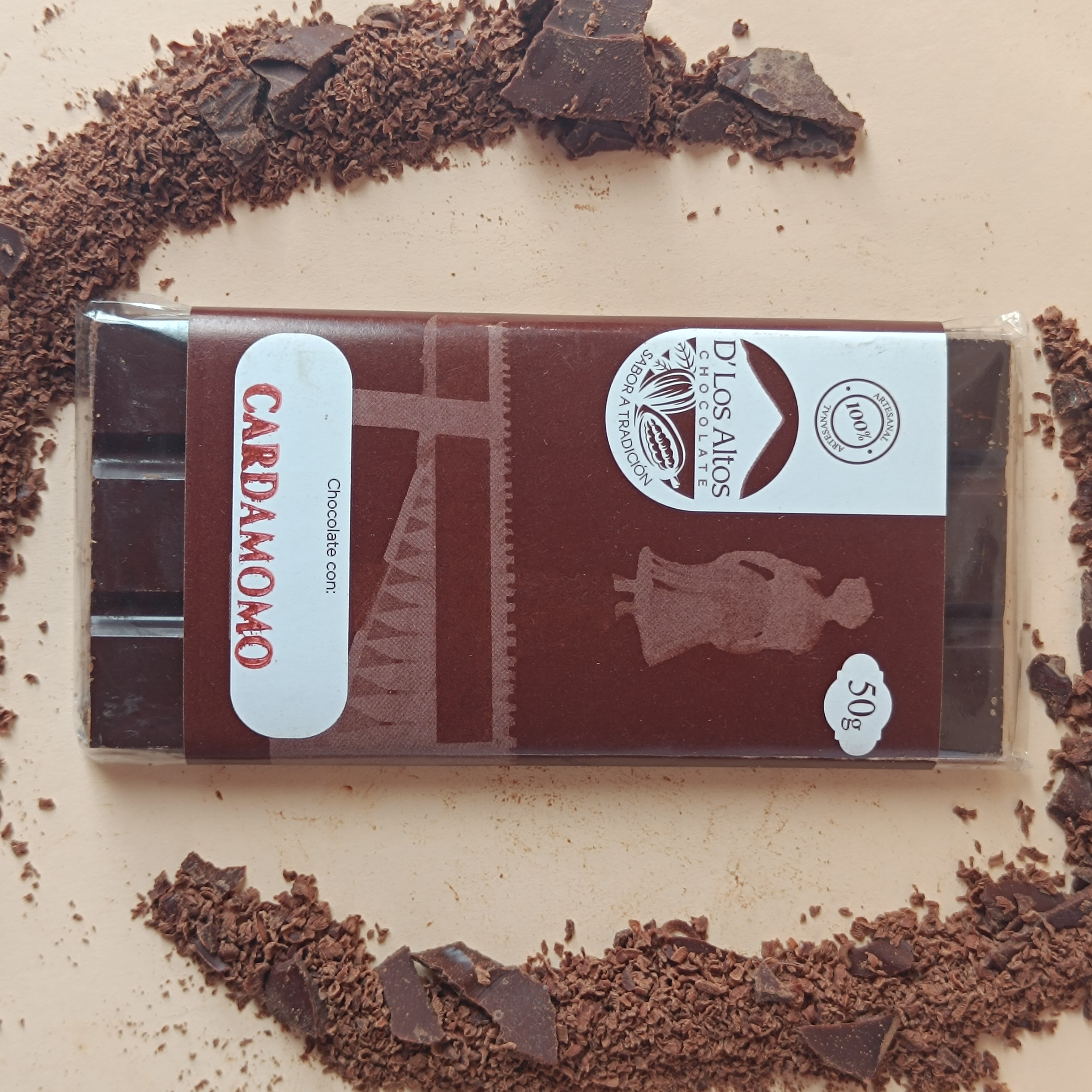 Barra de chocolate con sabores