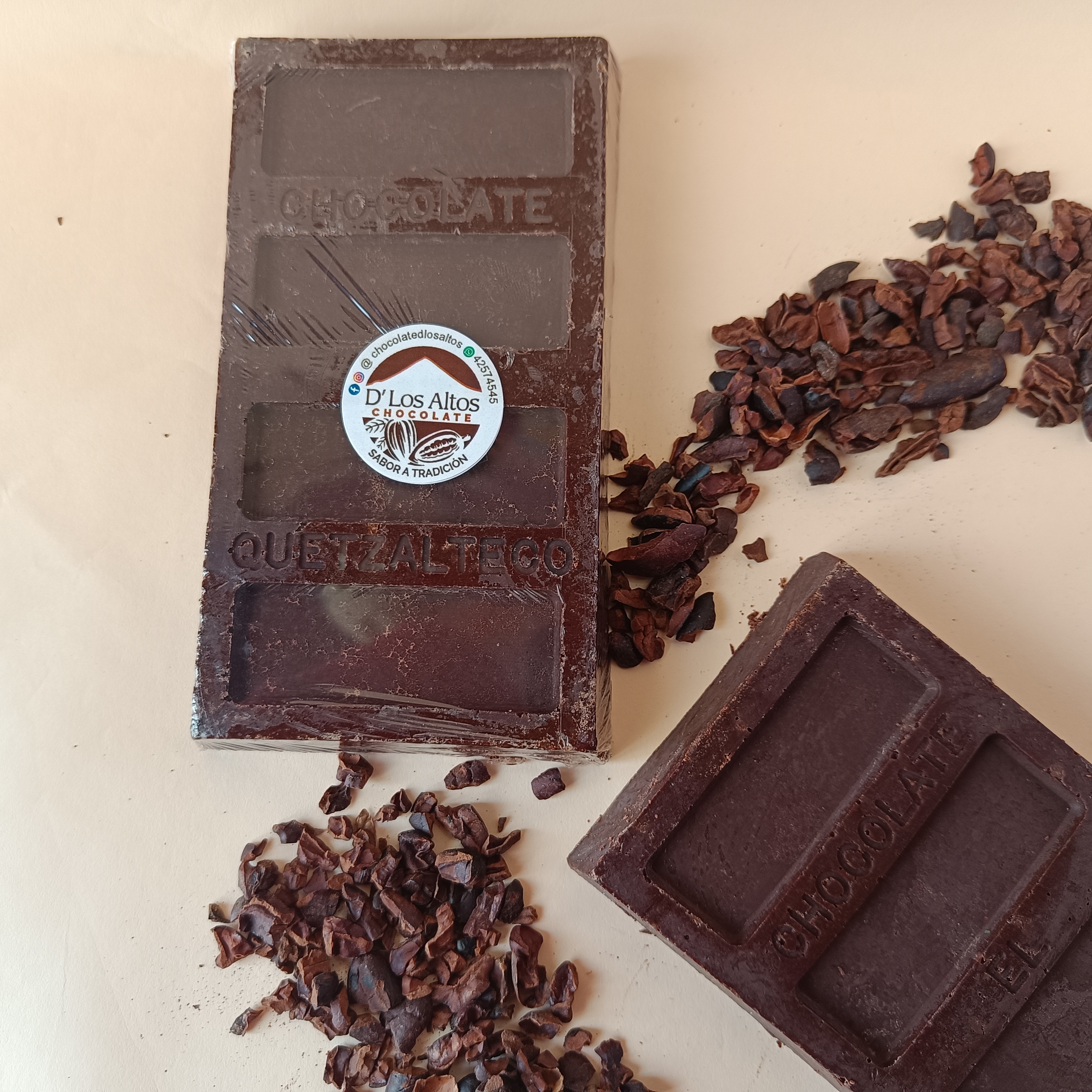 Chocolate tradicional para bebida 100% cacao