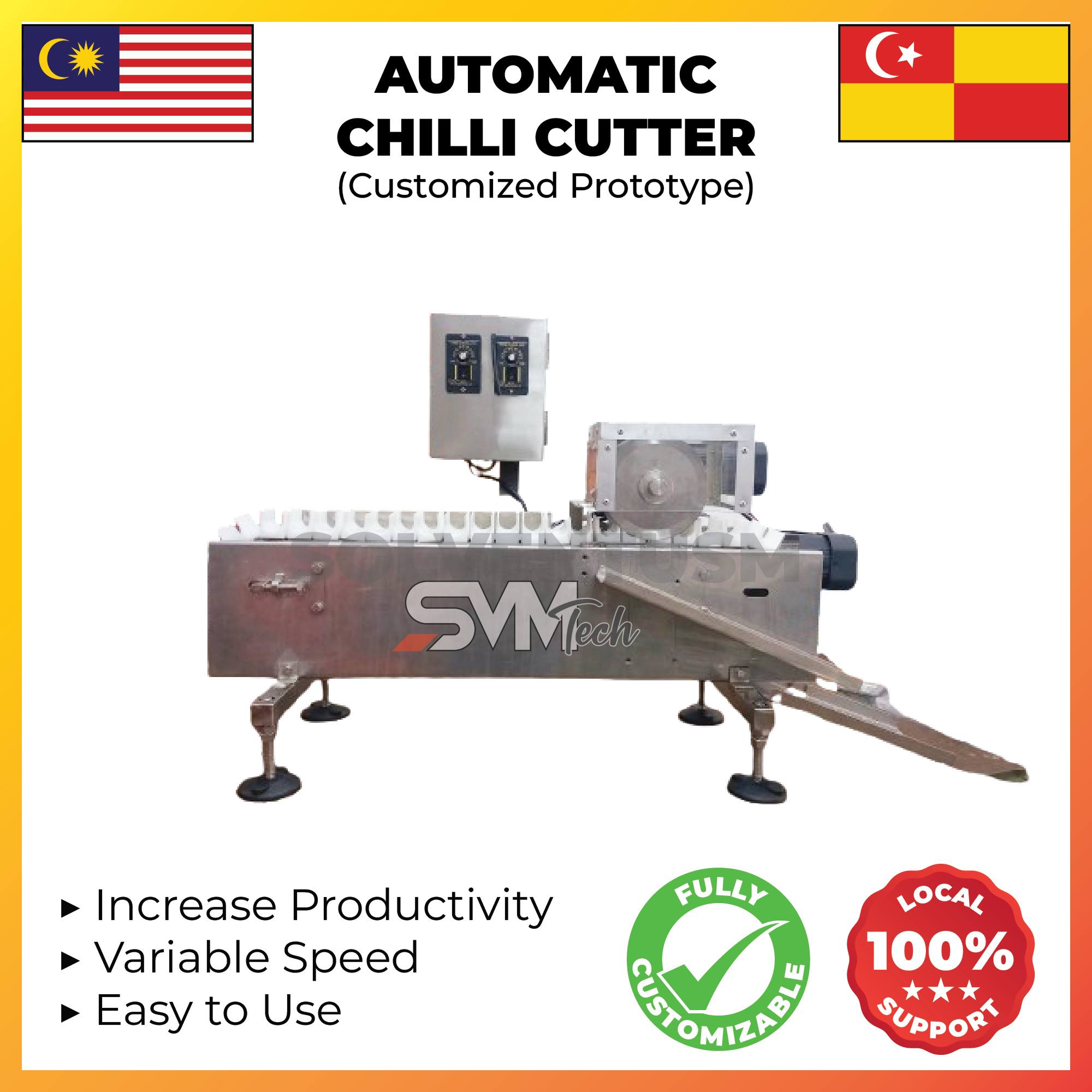 SVM Auto Chili Head Cutter