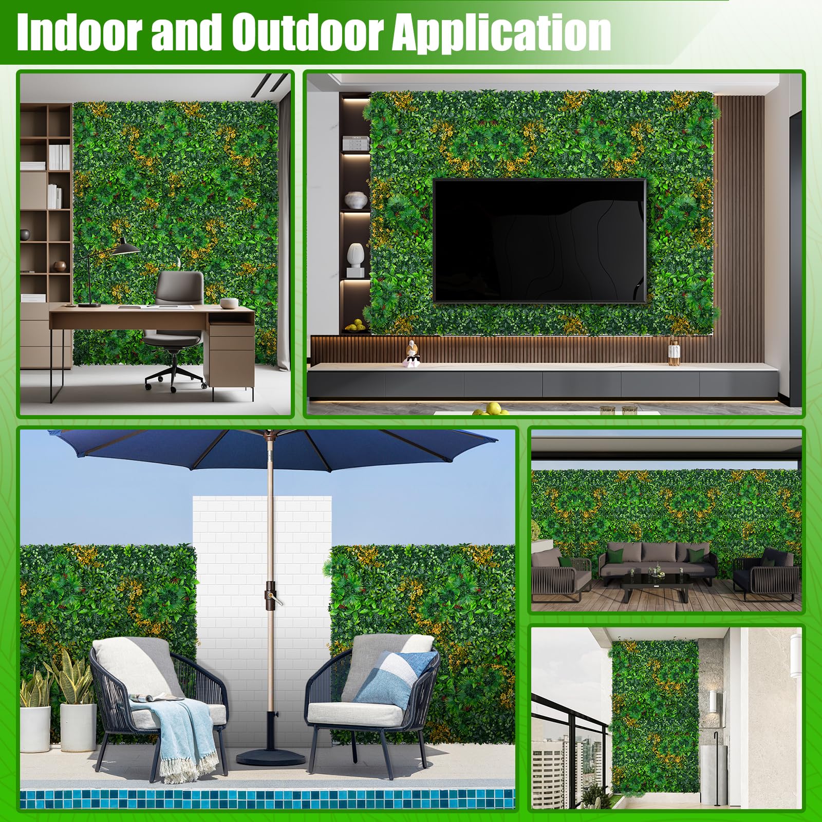 Artificial Greenery Wall Panel