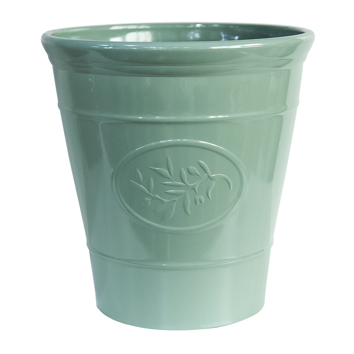 Green Ceramic Flower Pot