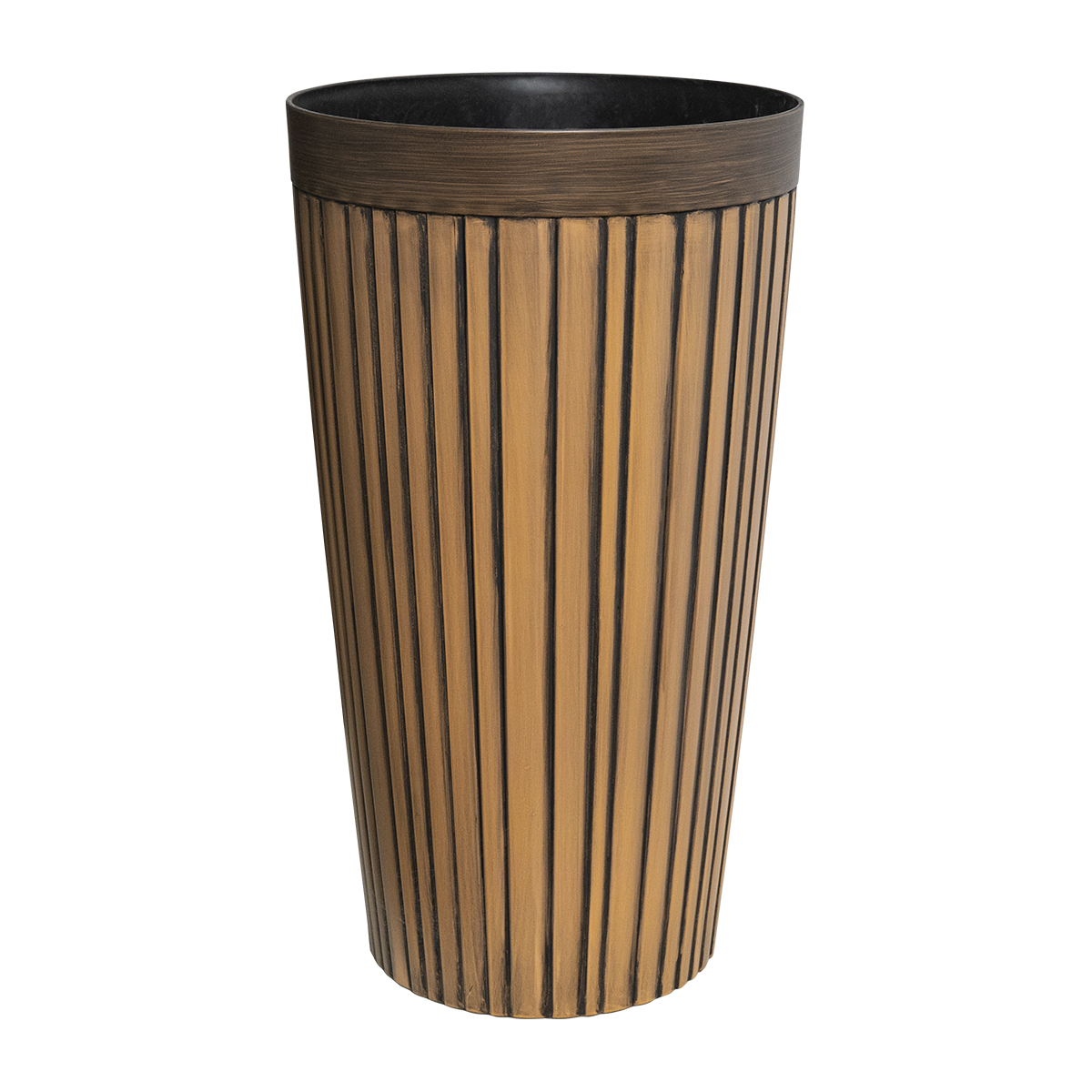 Tall Wooden Vase