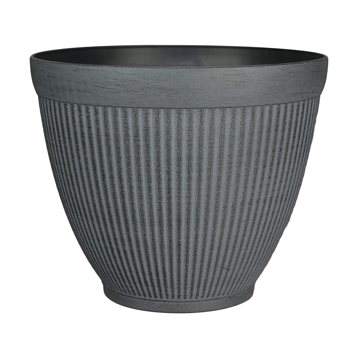 Ribbed decorative planter