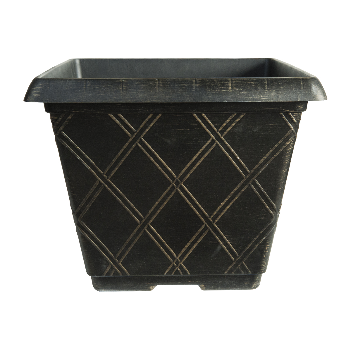 Square Black Planter