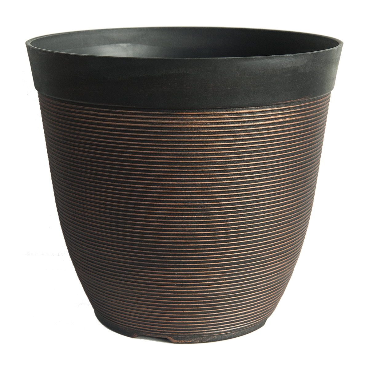 Modern Ribbed Flower Pot