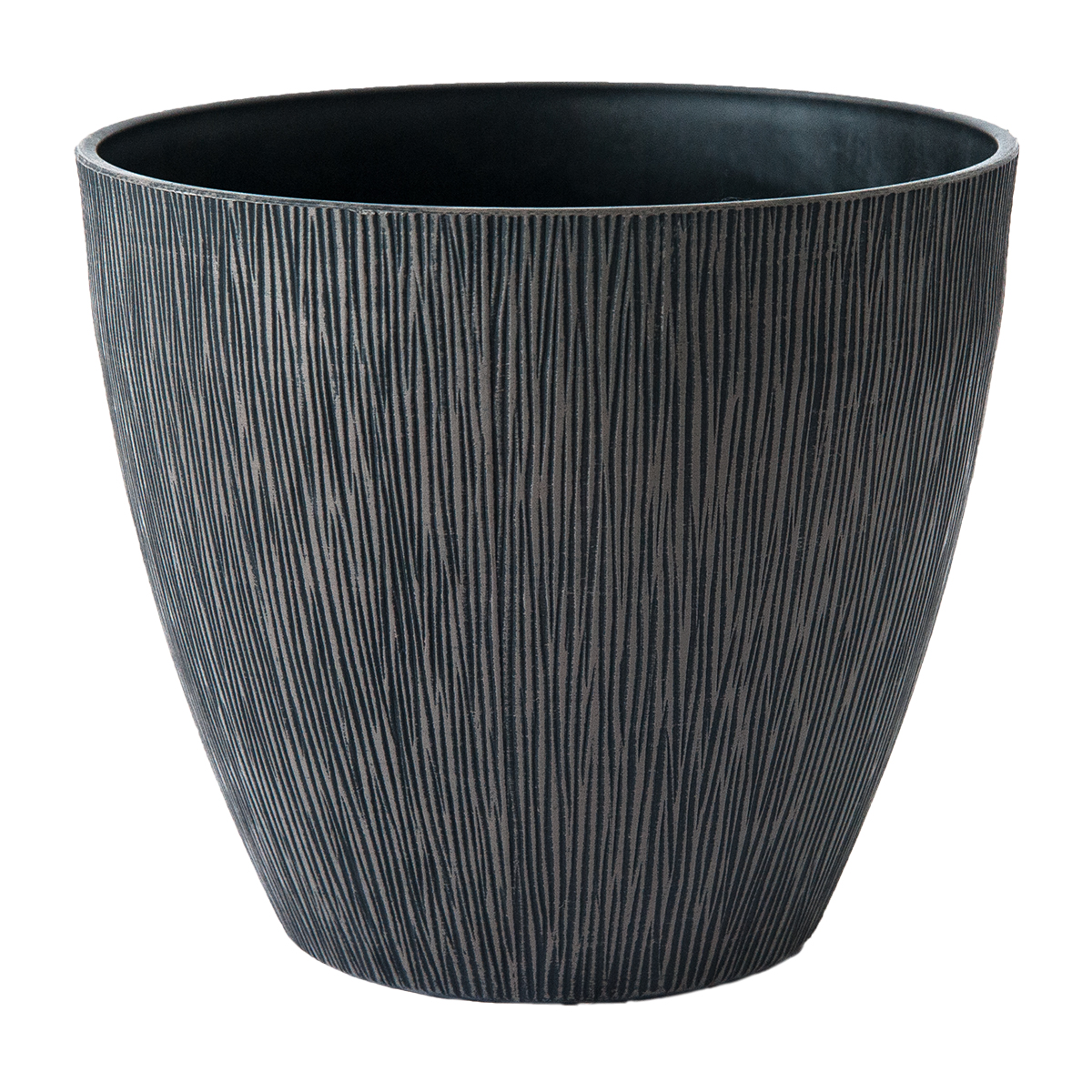 Textured Black Planter