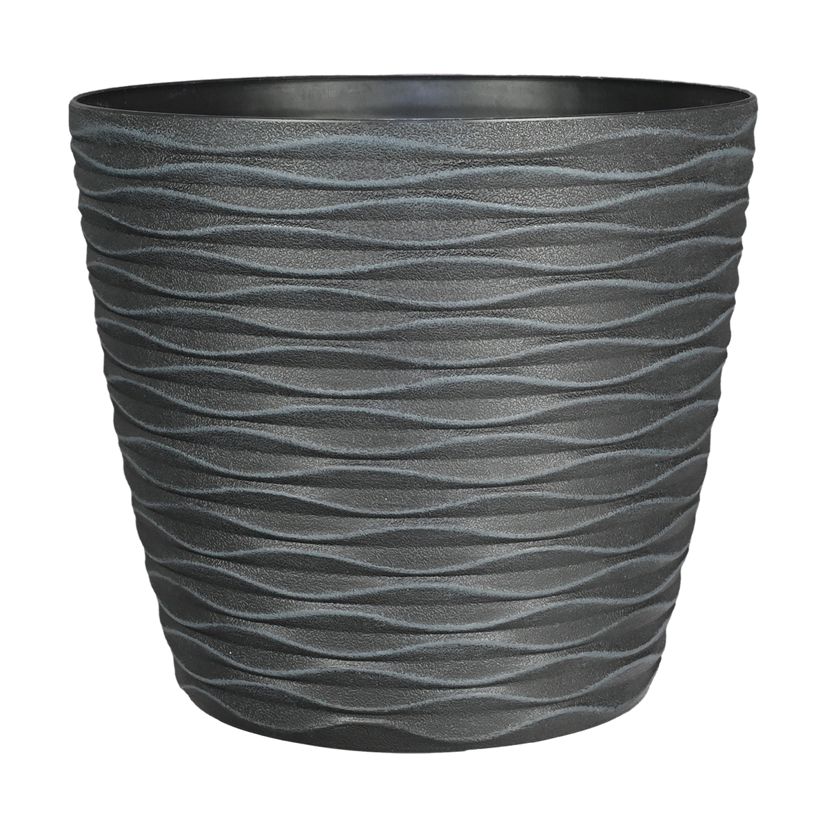 Textured Black Planter