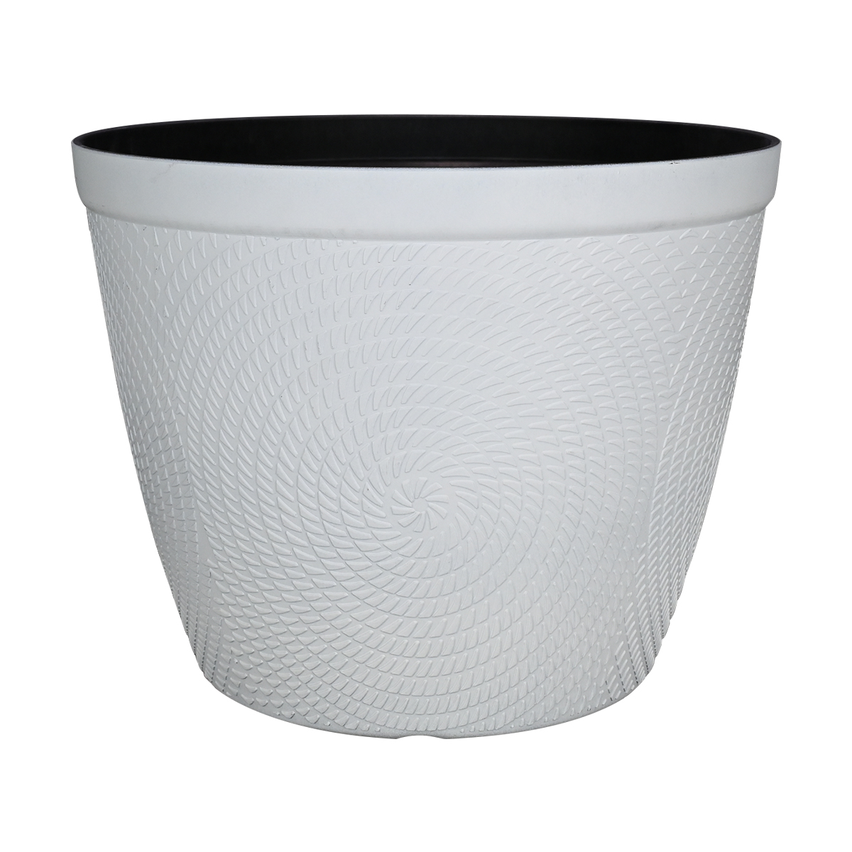 White Textured Planter