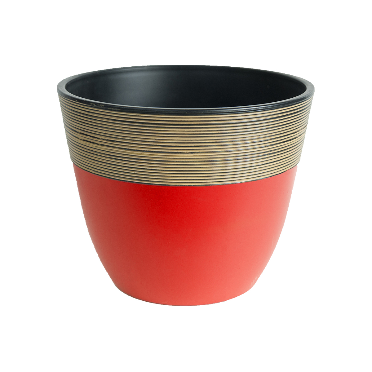 Decorative Red Flower Pot