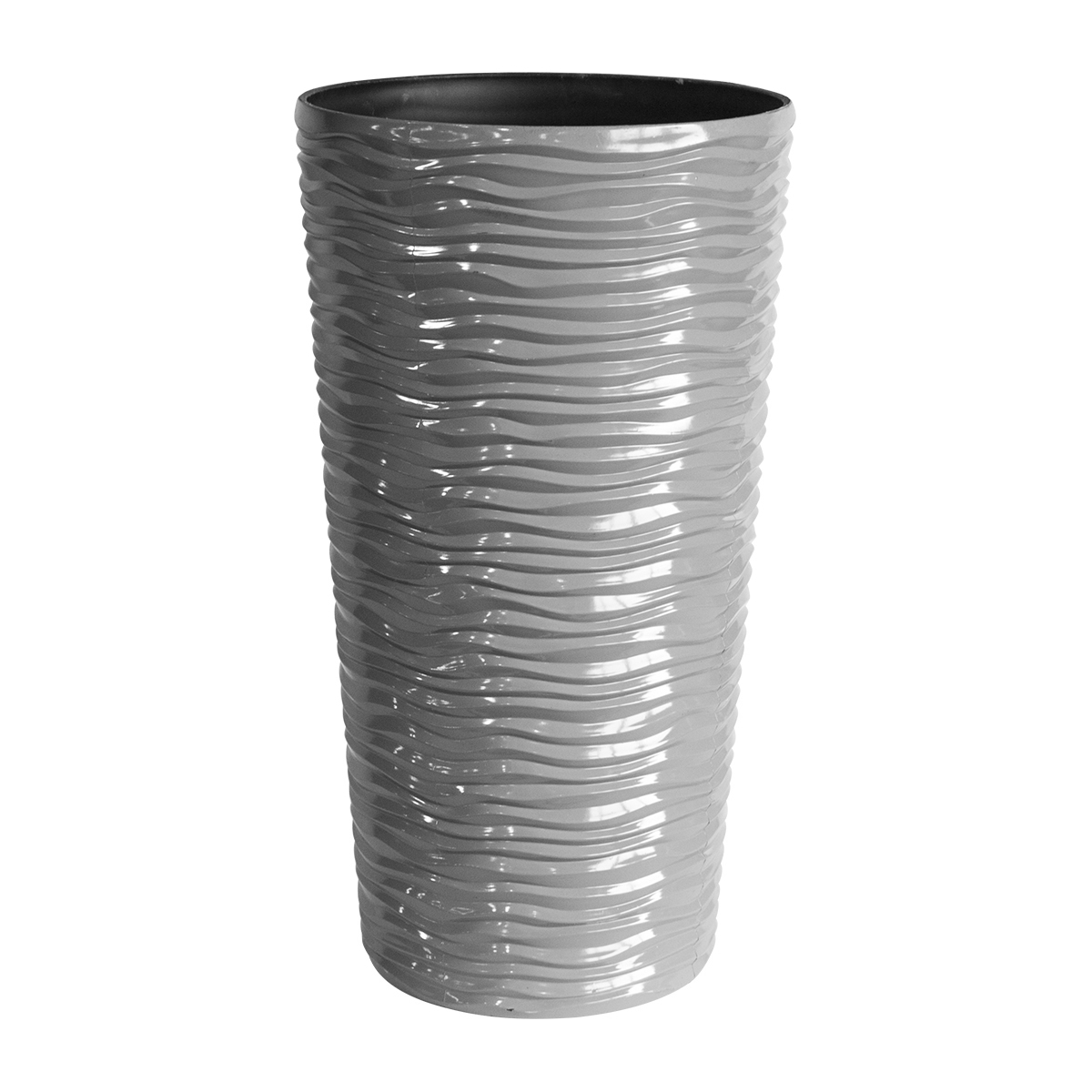 Tall Grey Ceramic Planter
