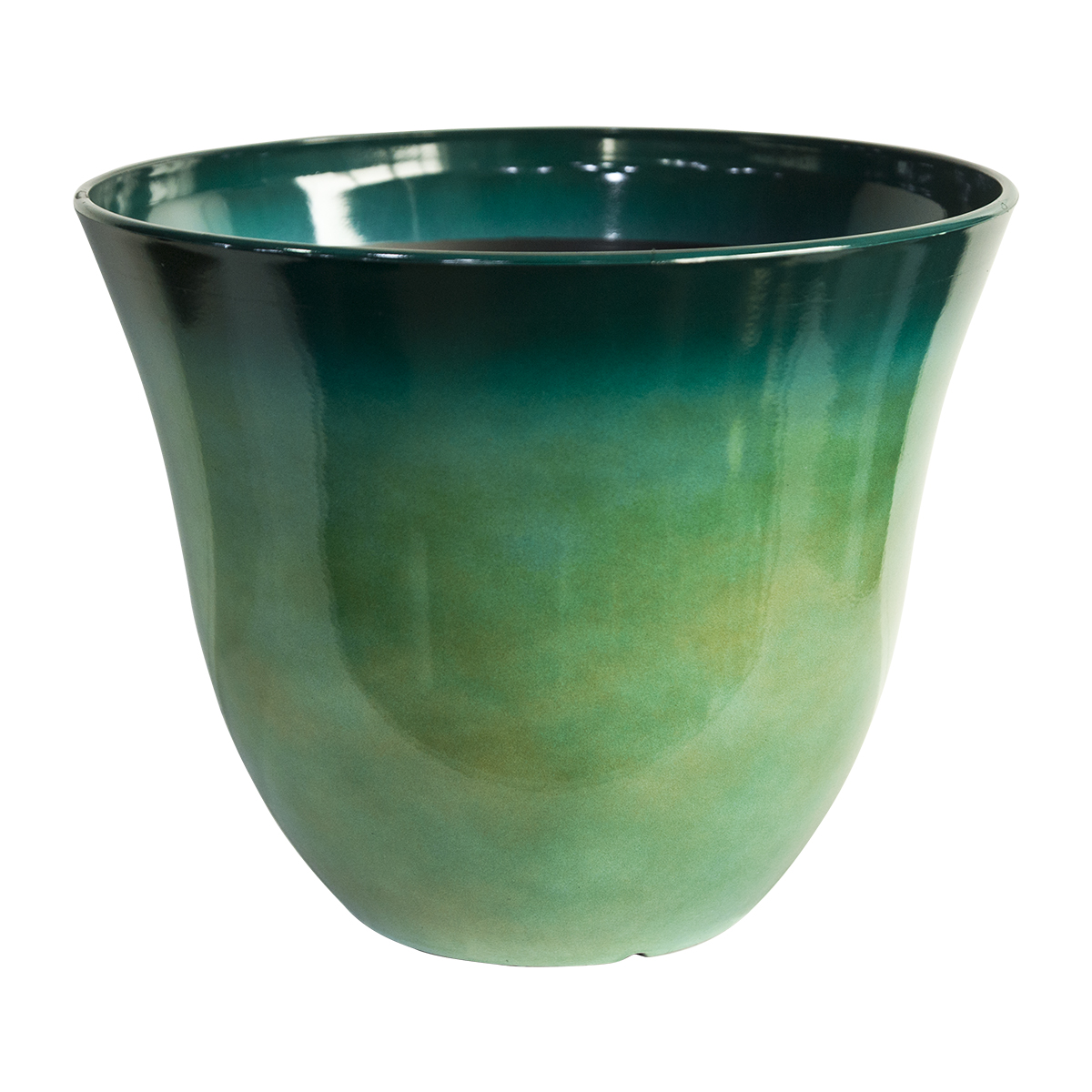 Green Ceramic Planter