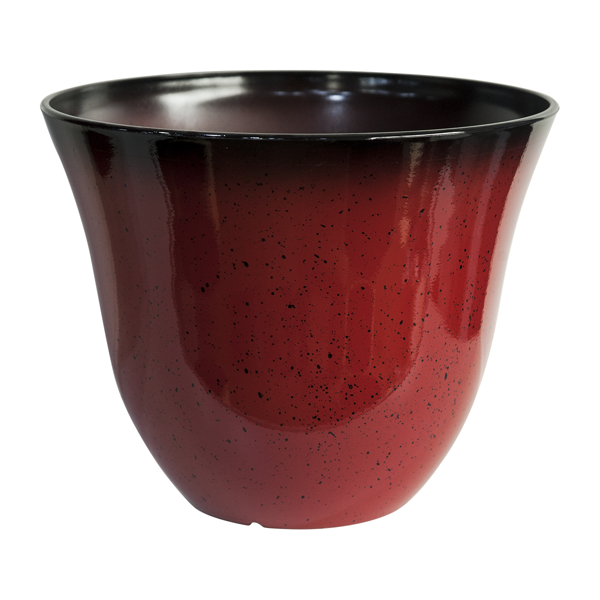 Red Ceramic Planter