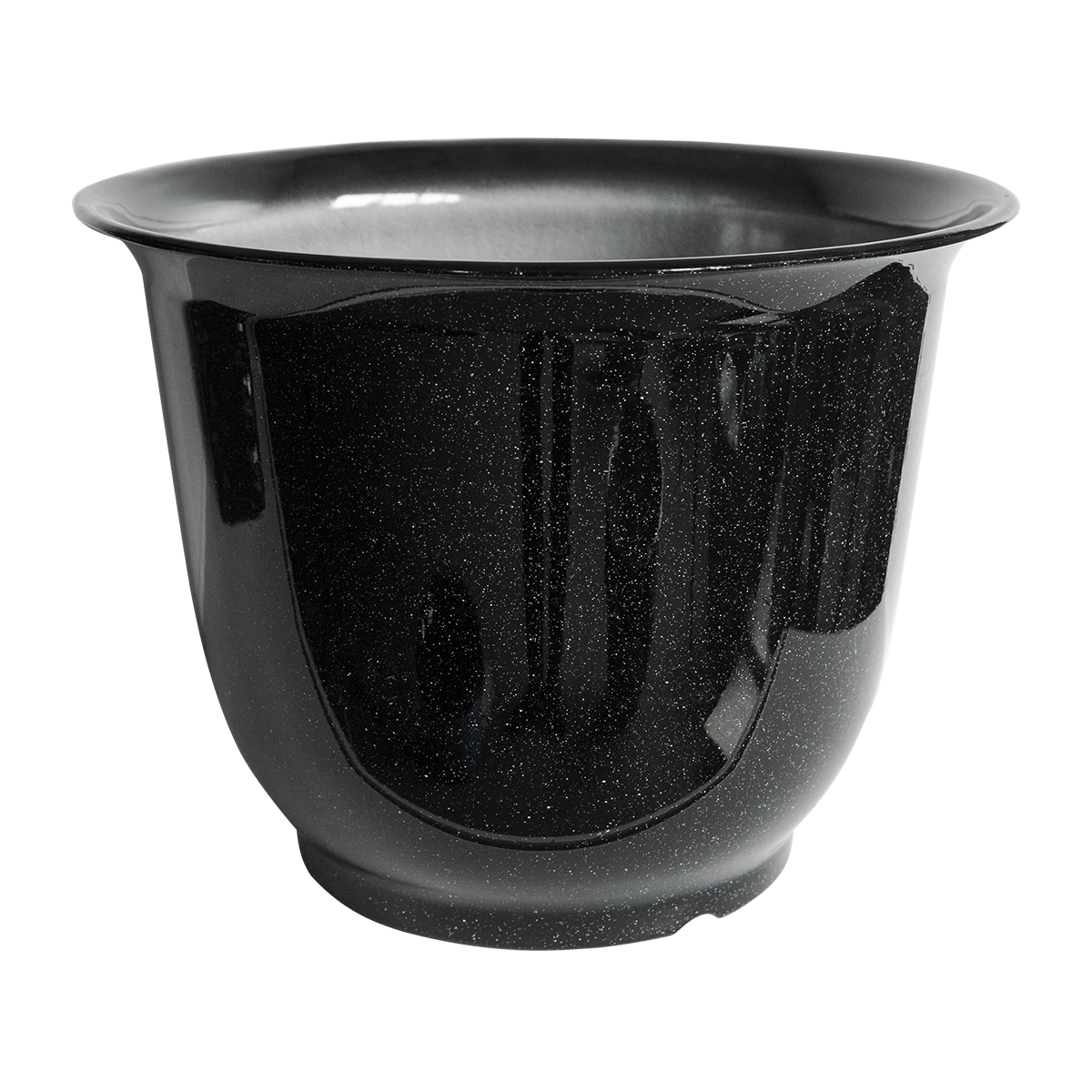 Black Ceramic Flower Pot